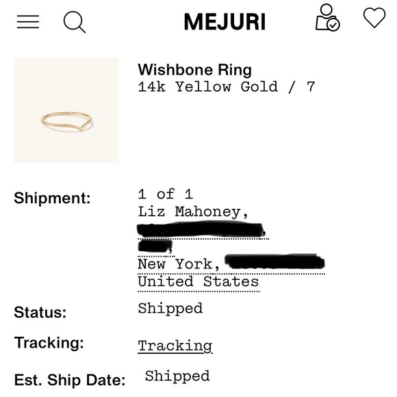 Mejuri Solo Diamond Ring (14k Yellow Gold) - Picture 4 of 8